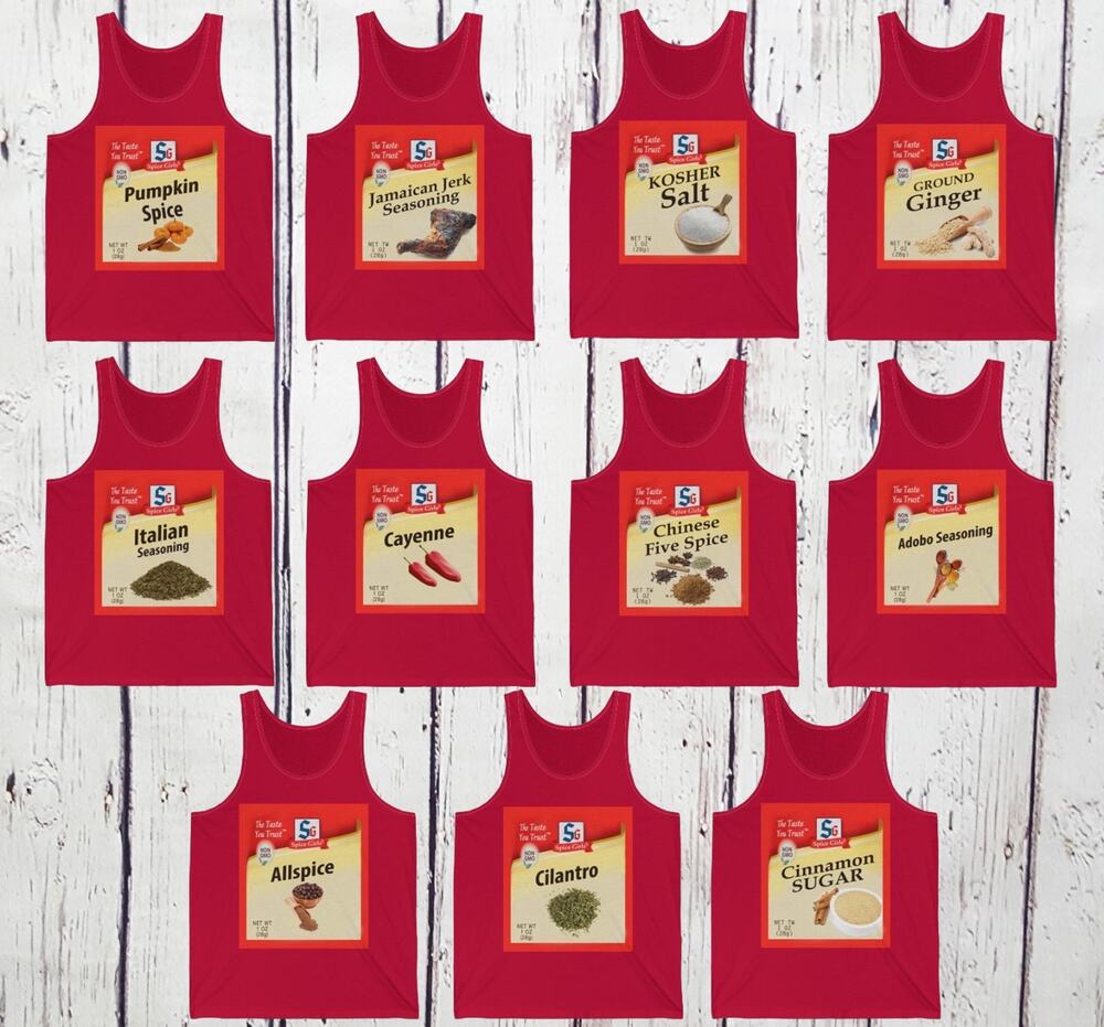 Spice Girl Red Tank Top Halloween Costume For Women